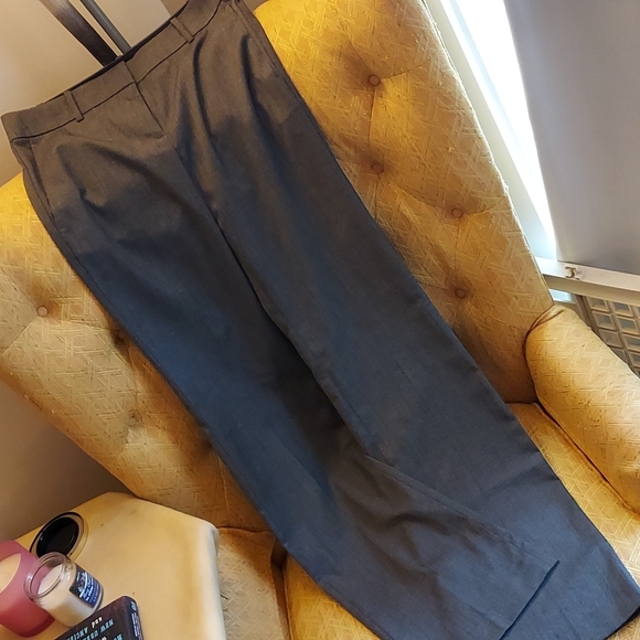 Grey wide-leg trousers - Picture 4 of 4